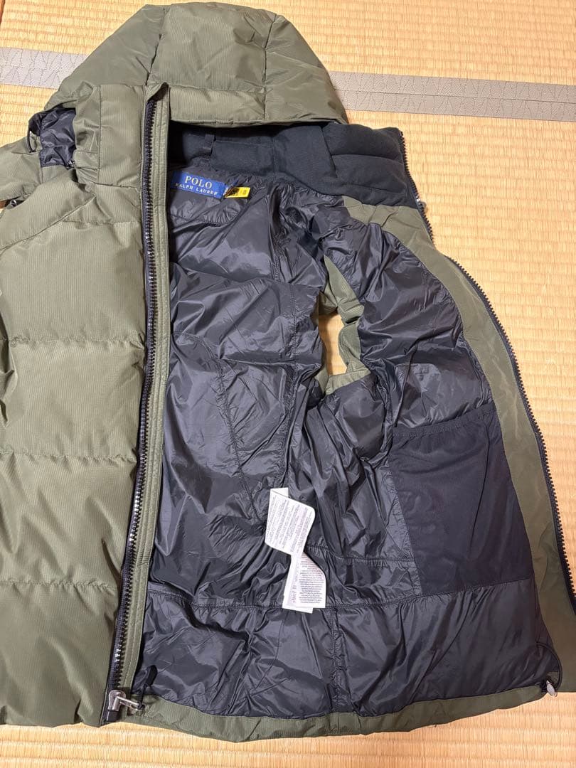 POLO ポロ ラルフローレン ダウンベスト カーキー SP 極美品
