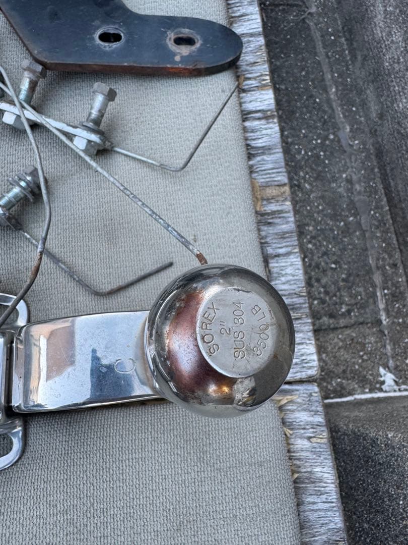 20アルファード SOREX ヒッチメンバー　ステンレス