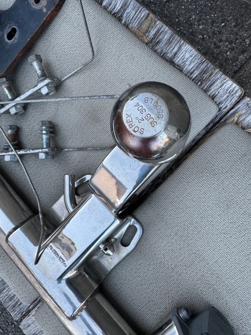 20アルファード SOREX ヒッチメンバー　ステンレス