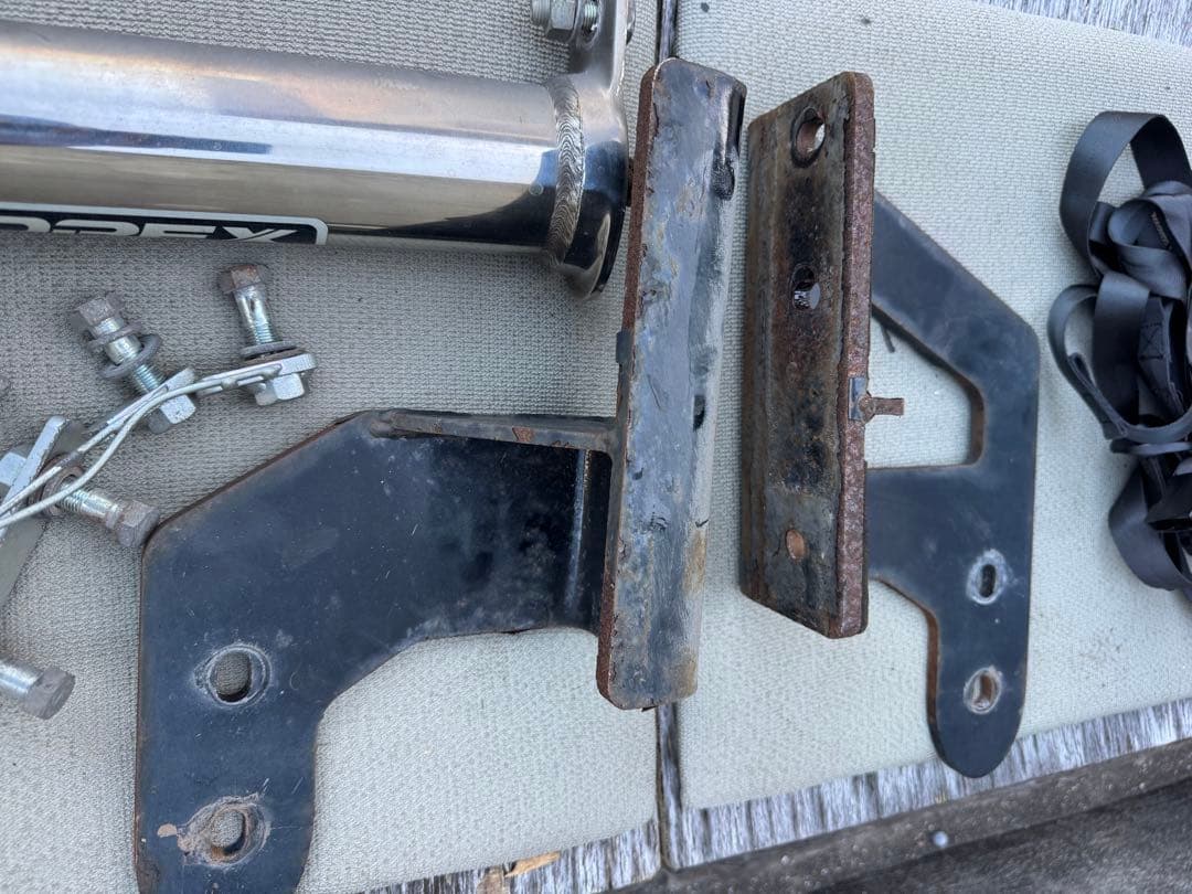 20アルファード SOREX ヒッチメンバー　ステンレス