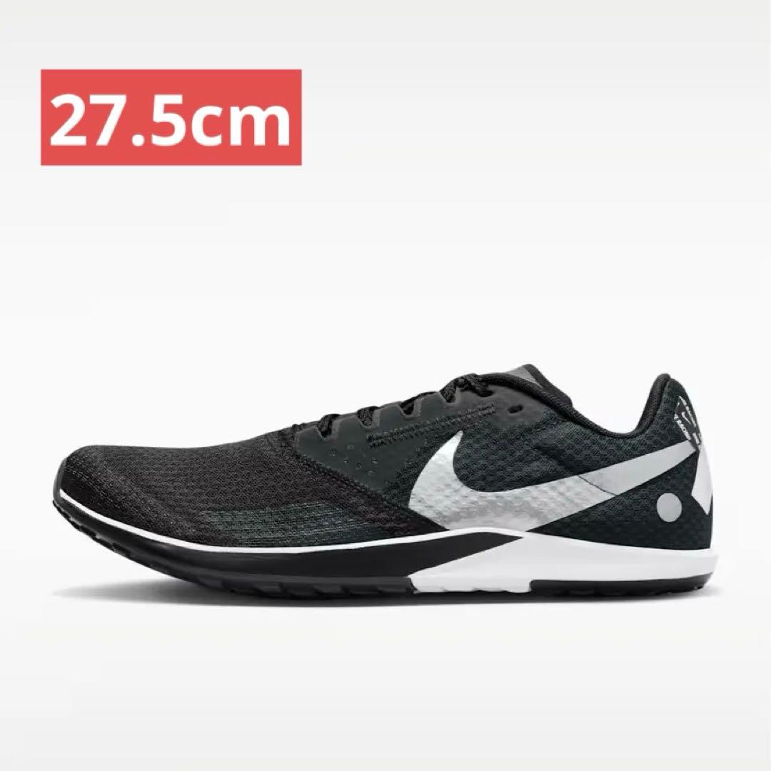 zoom rival waffle 6 ホワイト ブラック クロスカントリー 黒