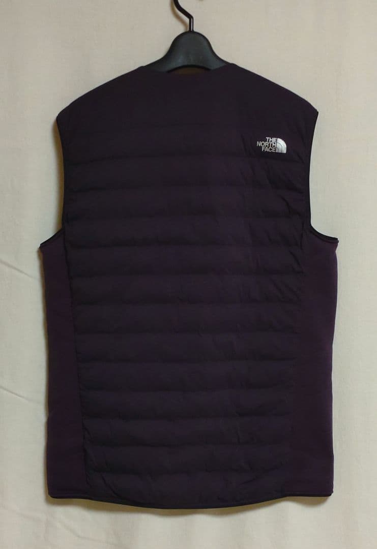 ノースフェイス レッドランベスト メンズL パープル