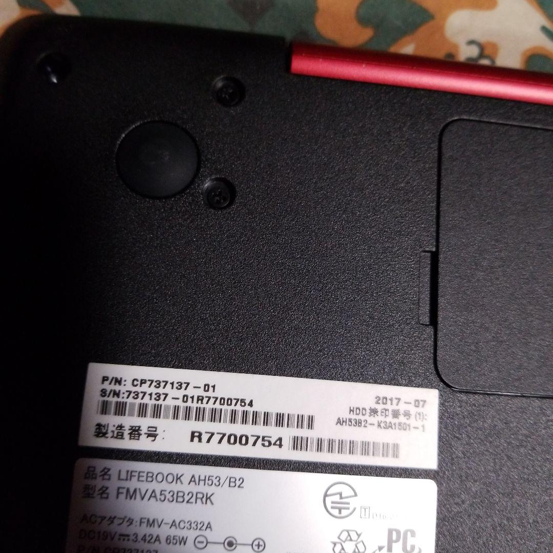 ノートパソコン　FUJITSU　LIFEBOOK