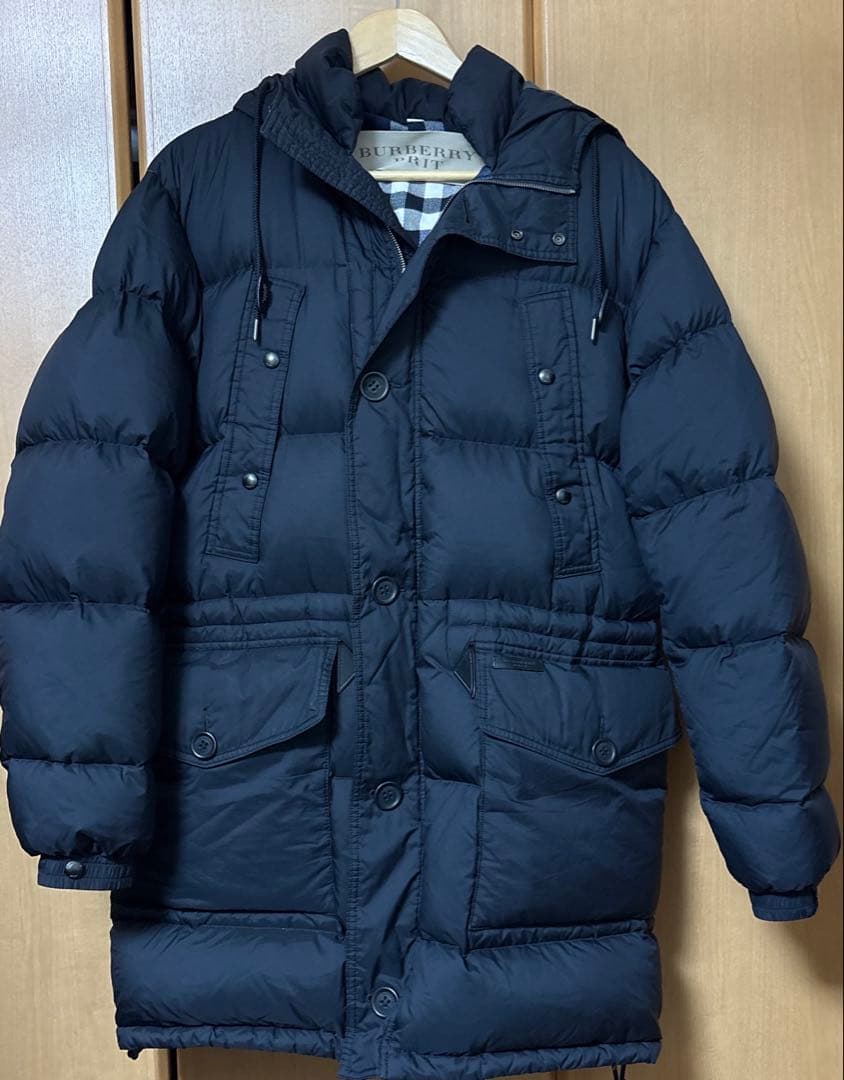 美品　BURBERRY BRIT バーバリー　ダウンジャケット メンズ　M