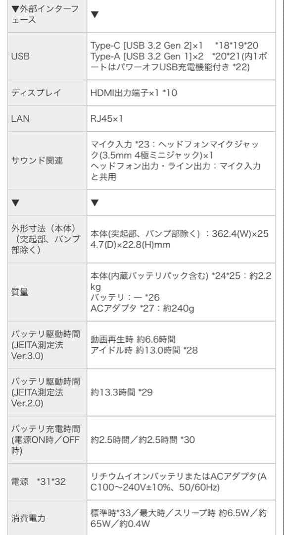 NLAVIEノートパソコン