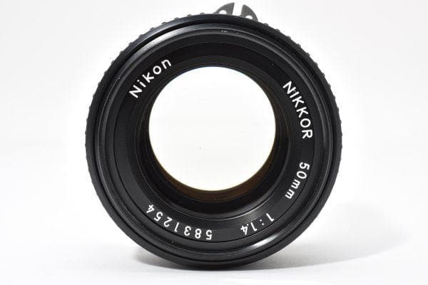 ★極上品★ ニコン Ai-S 50mm F1.4 #790 フード付