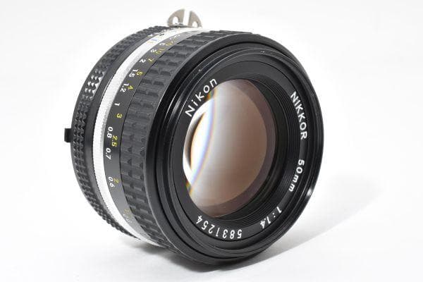 ★極上品★ ニコン Ai-S 50mm F1.4 #790 フード付