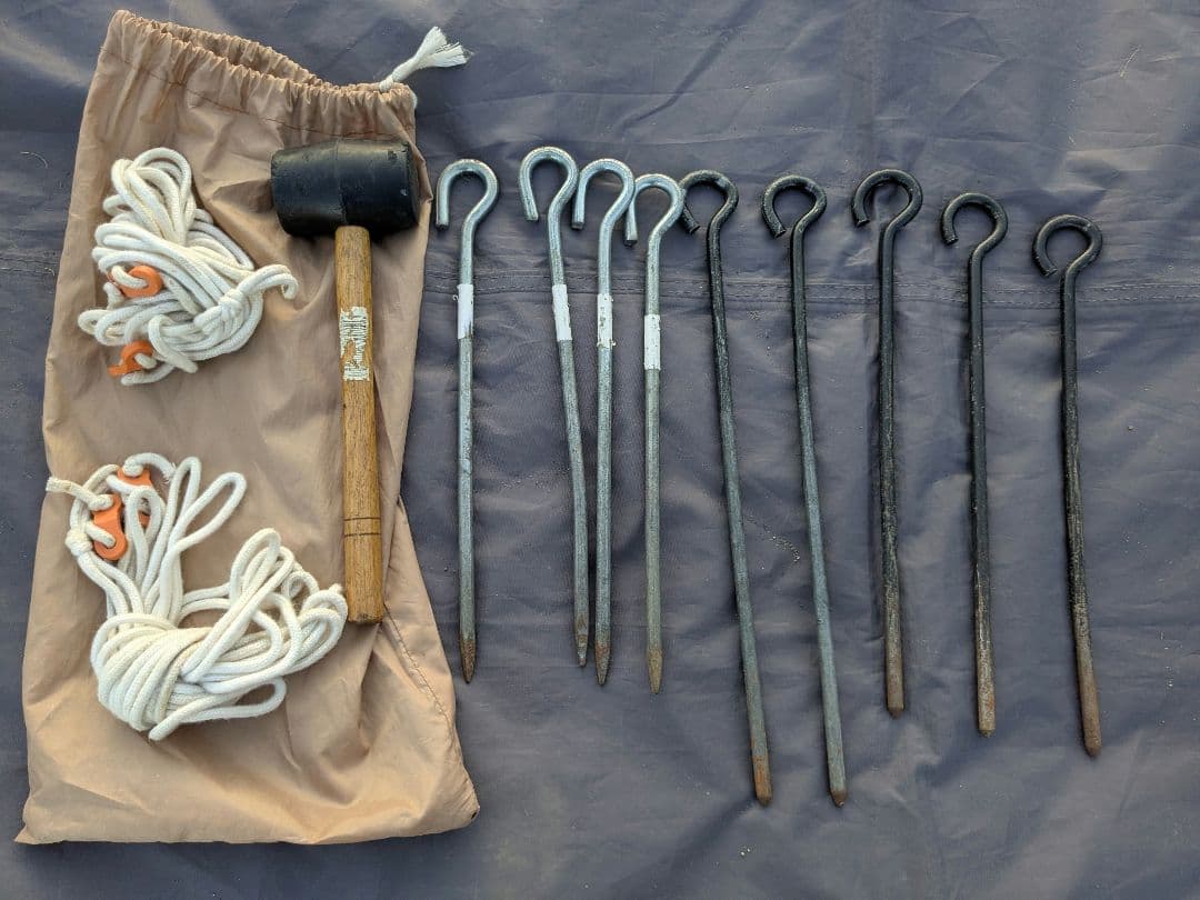 【希少ヤマコウ時代】　スノーピーク　ウイングタープTP-100　ポール２本付き