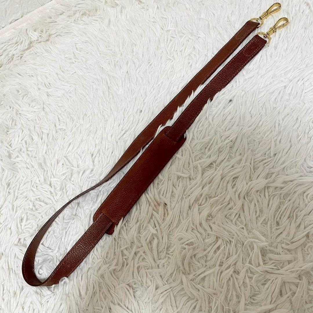 良品　ゲンテン　ボストンバッグ　レザー　2wayショルダー付　ブラウン