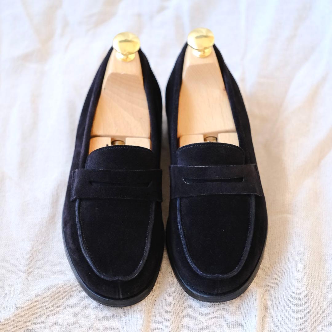 John Lobb ジョンロブ スエードローファーCampus黒45C