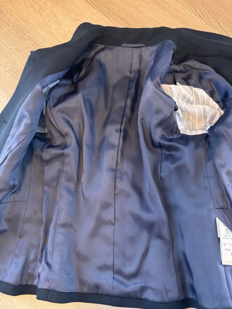 お受験スーツdestyle　濃紺ジャケット　&　ワンピース スーツセット