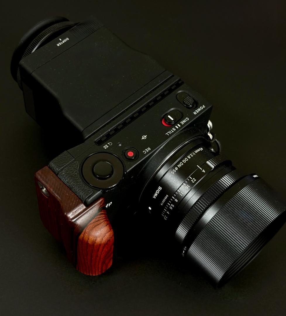 【YO】SIGMA fp 45mmキット＋純正オプション＋木製グリップ