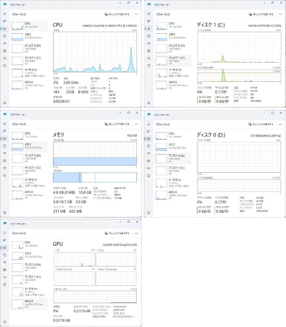 Windowsデスクトップ DELL OptiPlex3060SFF 16GB SSD+HDD Office