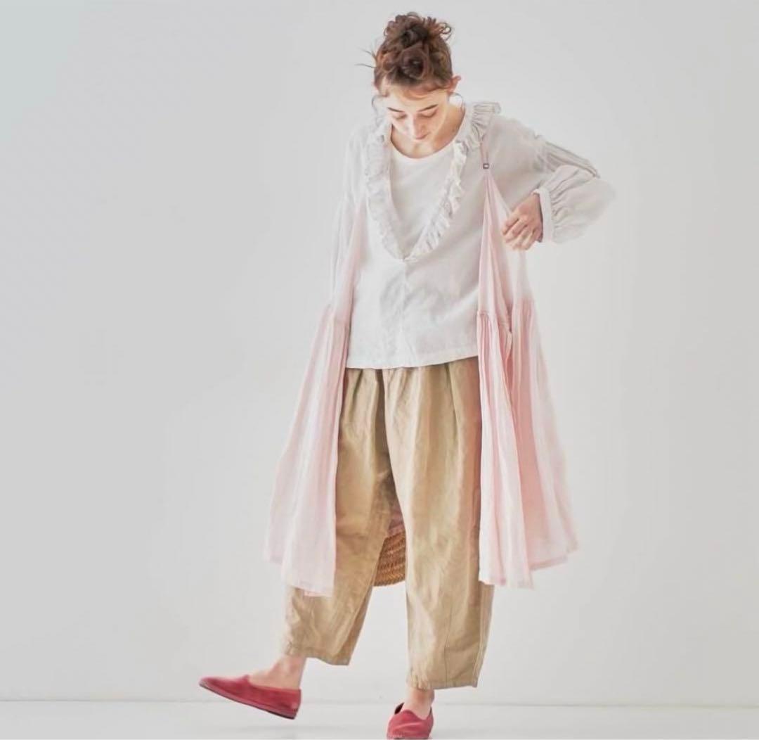 ネストローブ　サクラ染めリネンキャミチュニック