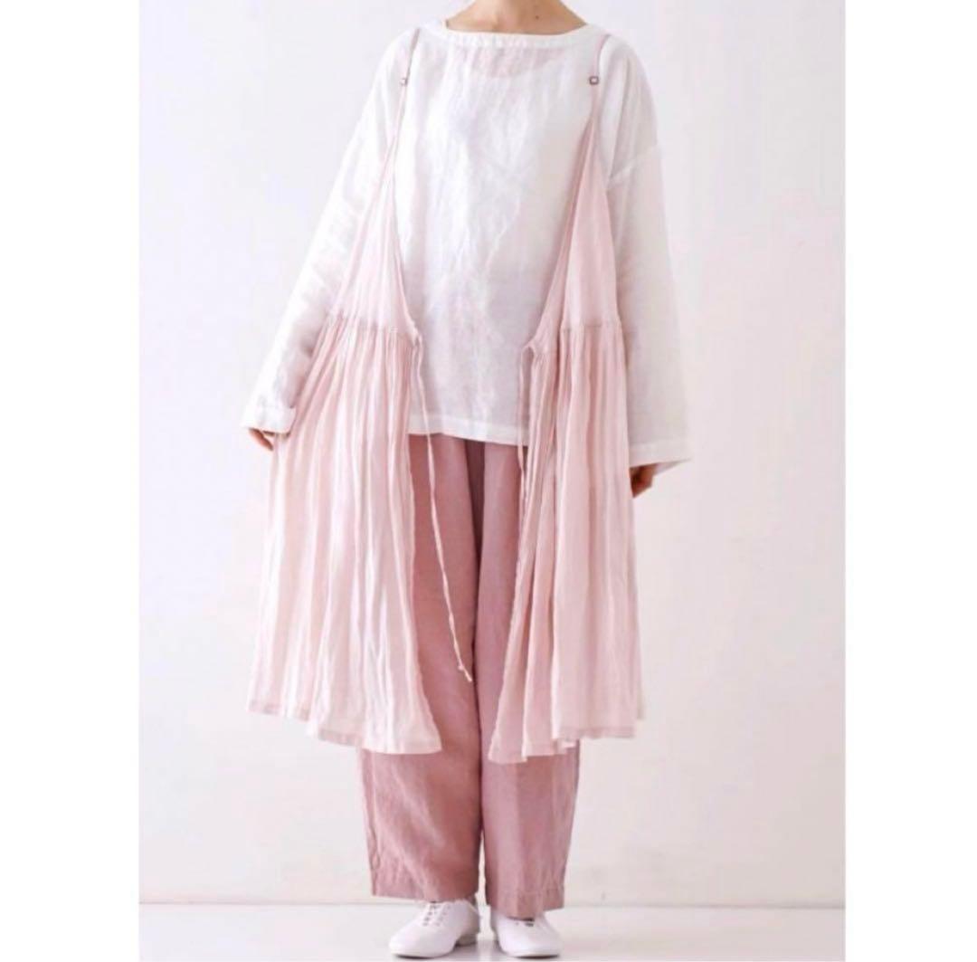 ネストローブ　サクラ染めリネンキャミチュニック