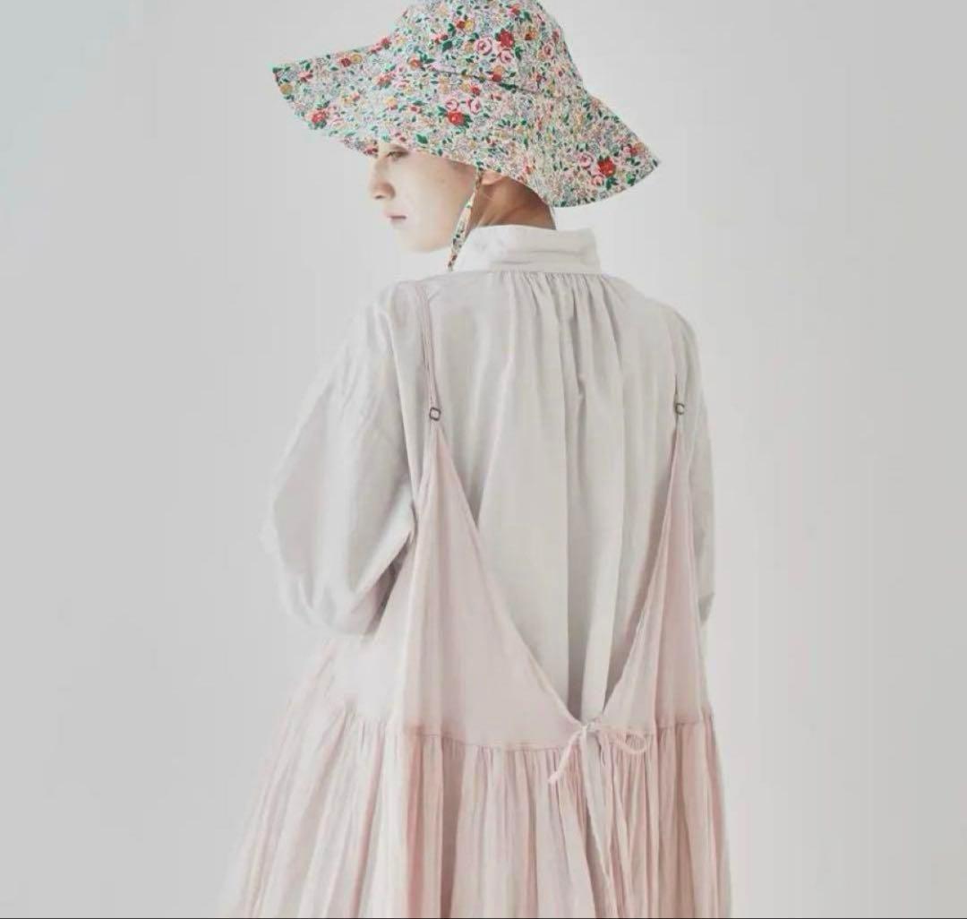 ネストローブ　サクラ染めリネンキャミチュニック