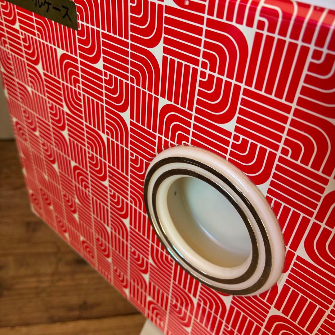 レトロポップ 衣装 衣類収納 ケース 幾何学 ミッドセンチュリー ブリキ