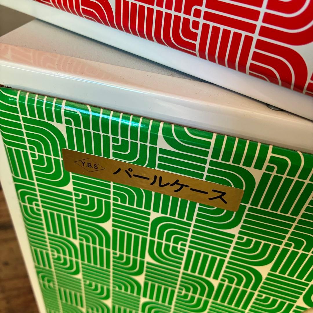 レトロポップ 衣装 衣類収納 ケース 幾何学 ミッドセンチュリー ブリキ