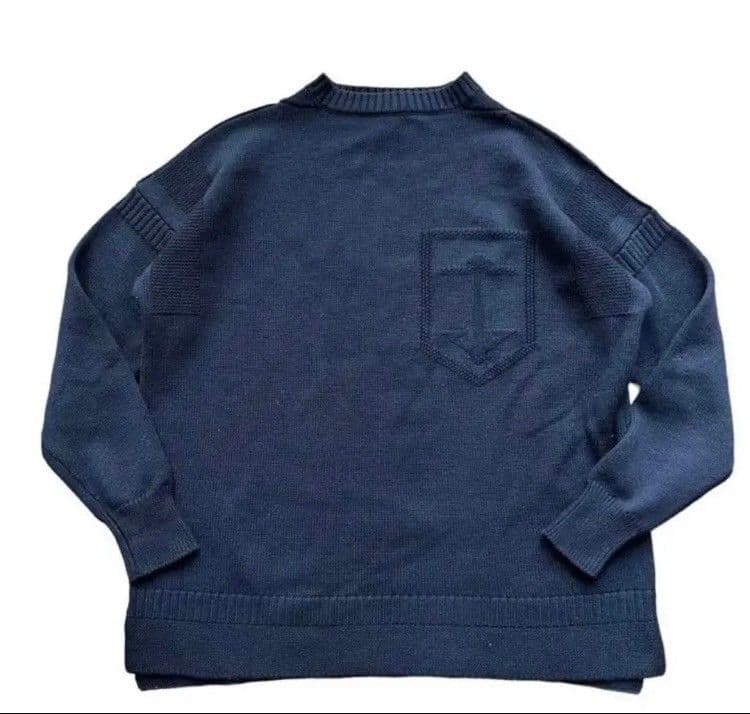 かっくん未使用 Le Tricoteur ガンジーセーター ニット40