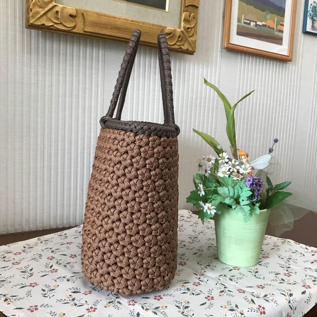 ＊キラキラ様オーダー品＊クラフトかごバッグ