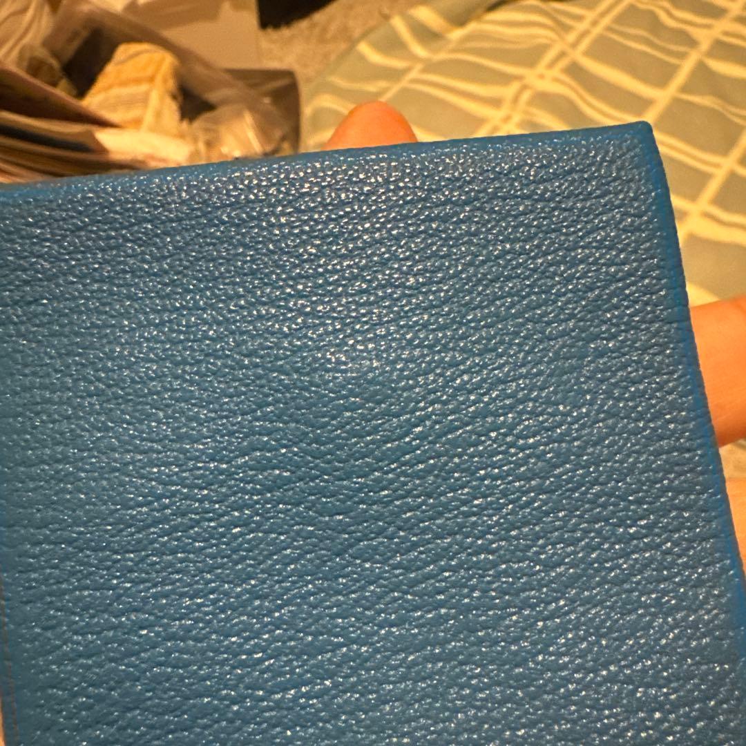 よっしーさん専用　HERMES 青いレザーケース
