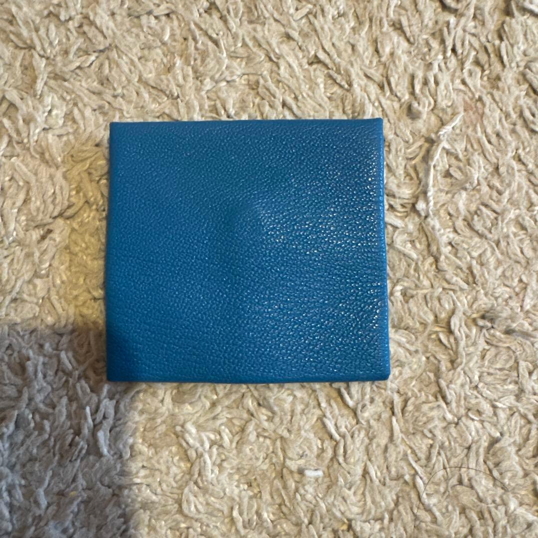 よっしーさん専用　HERMES 青いレザーケース