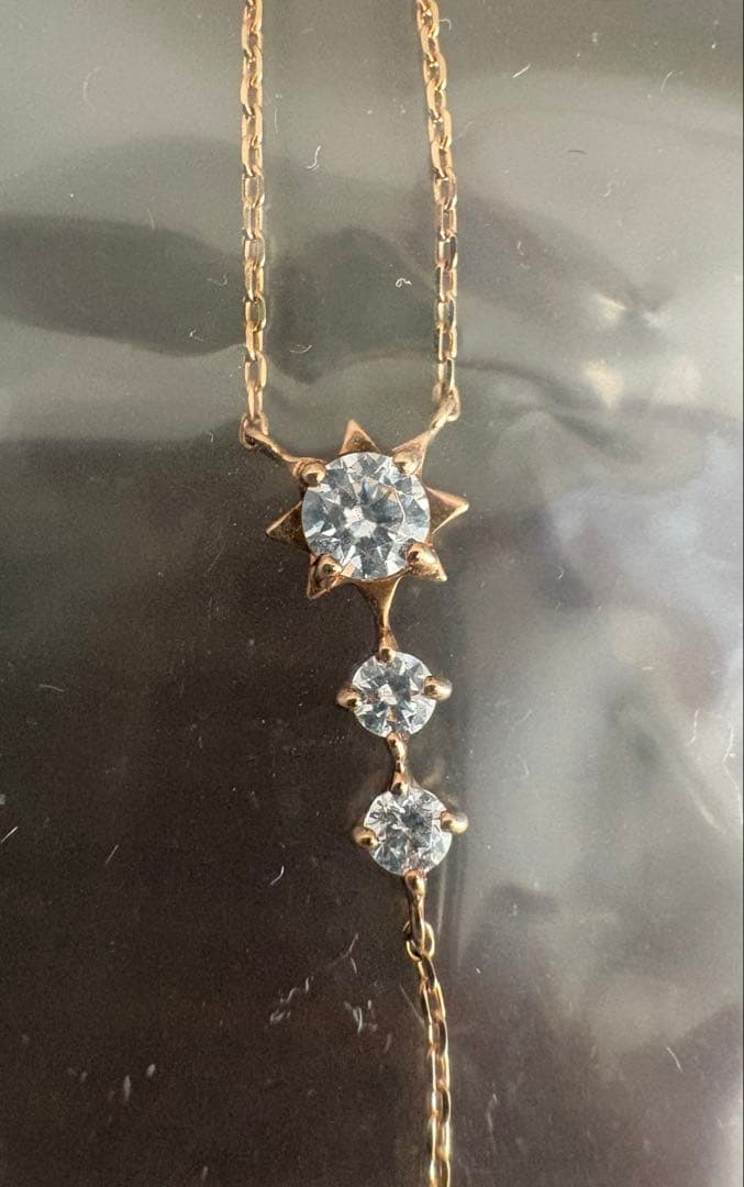 STAR JEWELRY ロングネックレス　k10