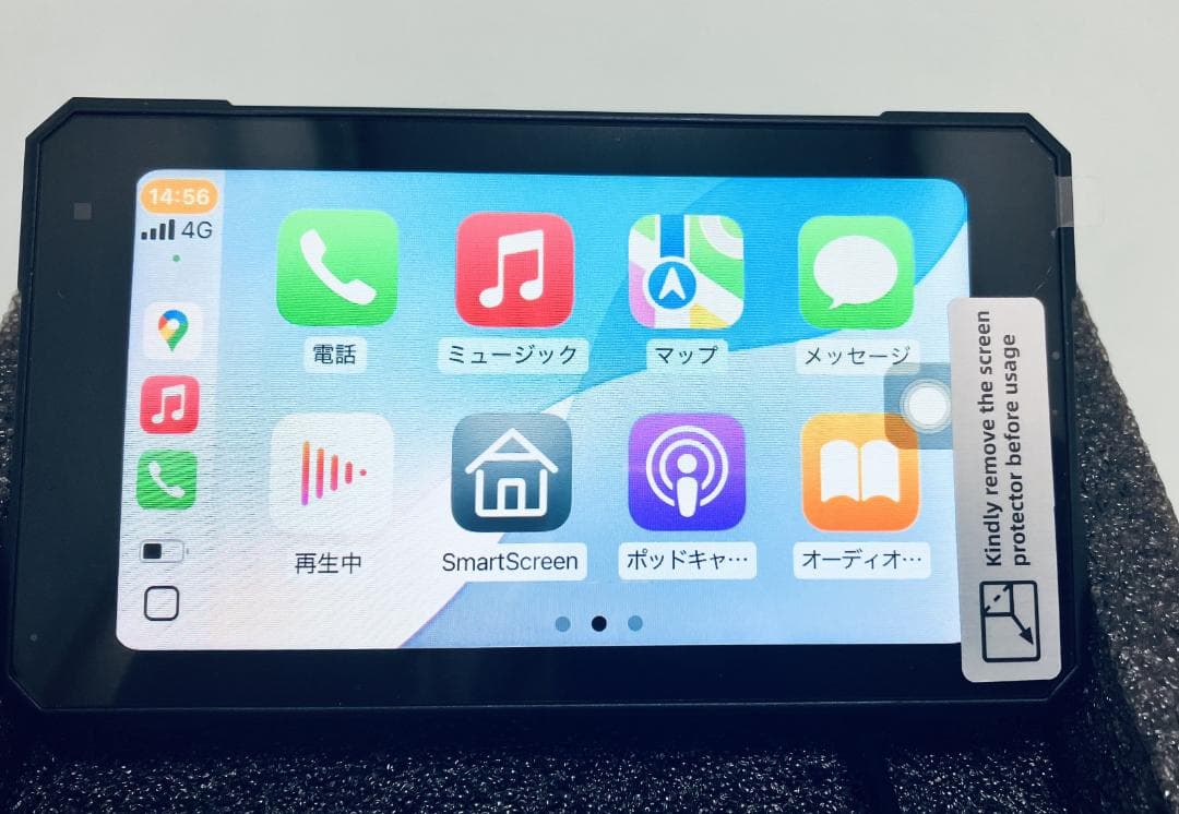 新品 バイク スマートモニター Carplay　空気圧センサー 縦画面表示対応