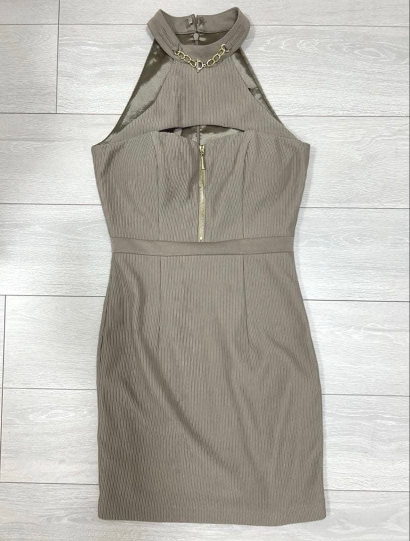 新品 ローブドフルール ホルター チェーン バストカット ドレス キャバ ミニ