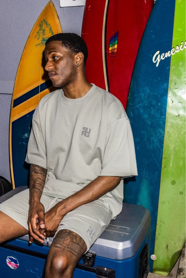 SUNG1975 CUBIC LOGO SWEAT セットアップ