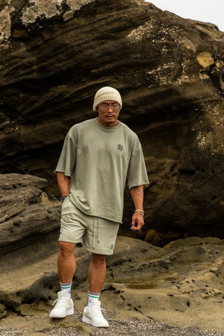 SUNG1975 CUBIC LOGO SWEAT セットアップ