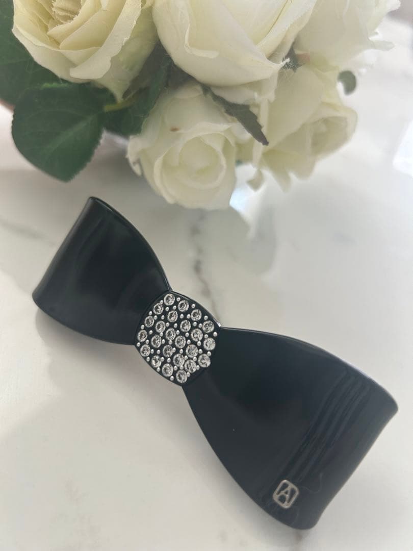 アレクサンドルドゥパリ　リボンバレッタ　ブラック