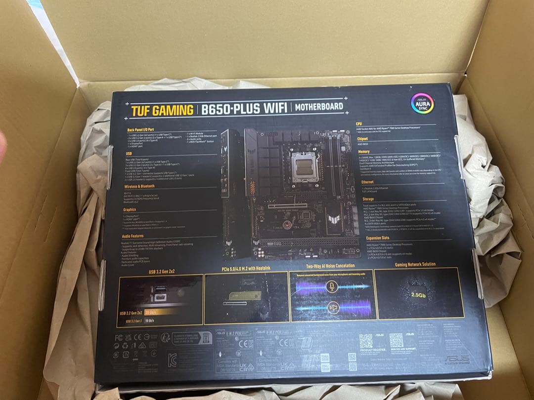 t*t様 ASUS TUF GAMING B650-PLUS WIFI マザーボ