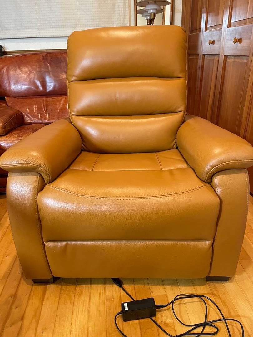 ニトリ　ビリーバ　1人掛けソファー　美品　ブラウン