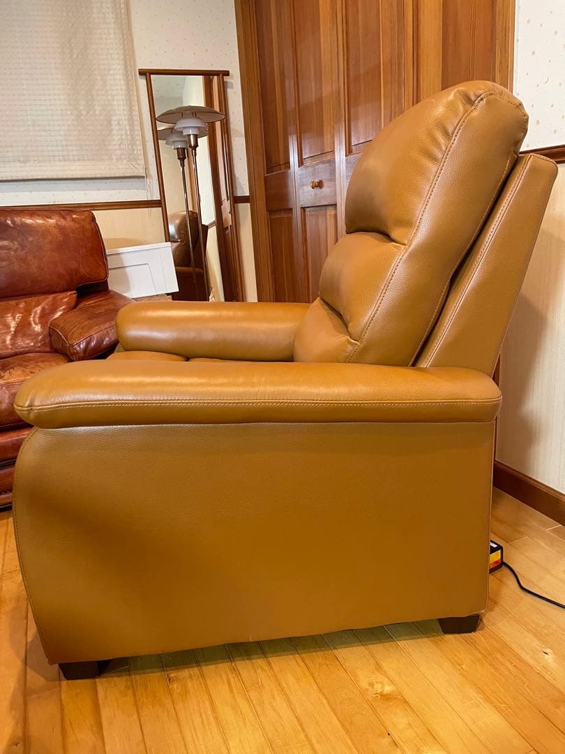 ニトリ　ビリーバ　1人掛けソファー　美品　ブラウン