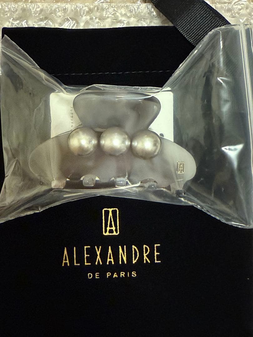 ALEXANDRE DE PARIS S クリップ グレー　2025年春夏　新作