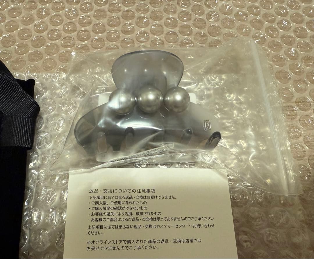 ALEXANDRE DE PARIS S クリップ グレー　2025年春夏　新作