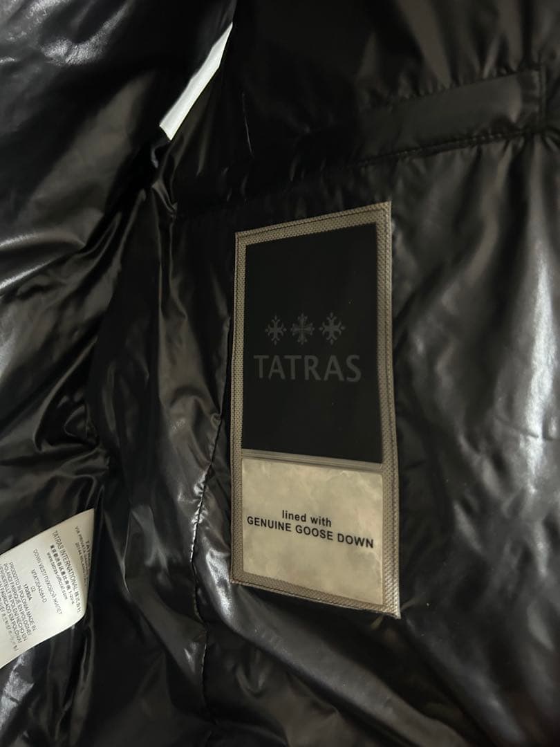 TATRAS ブラック ダウンジャケット ベスト2点セット販売‼️