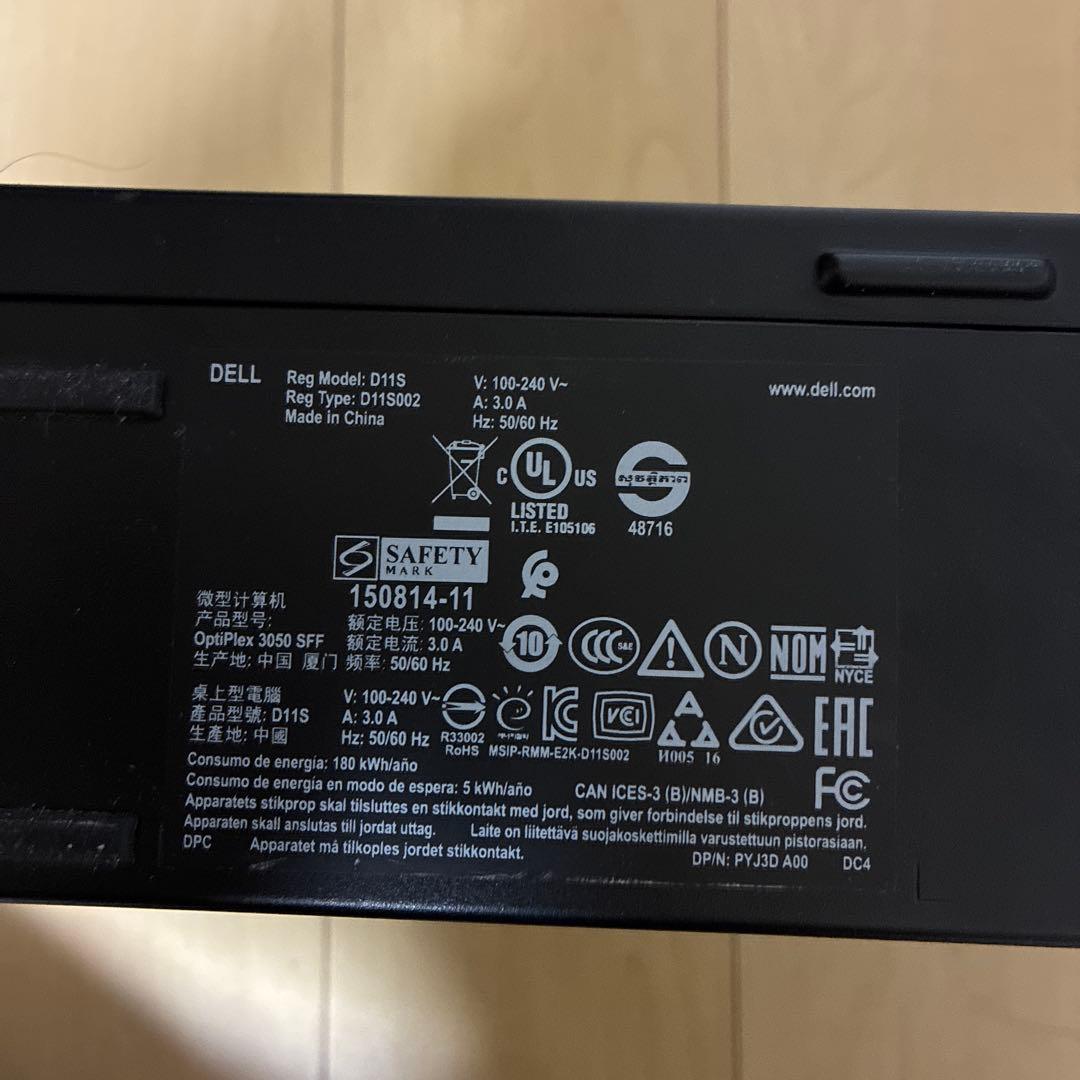 DELL OptiPlex 3050　Windows デスクトップPC