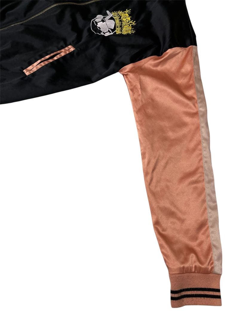 値下げ ステューシー Stussy ロゴ マーク SS 王冠 刺繍 スカジャン