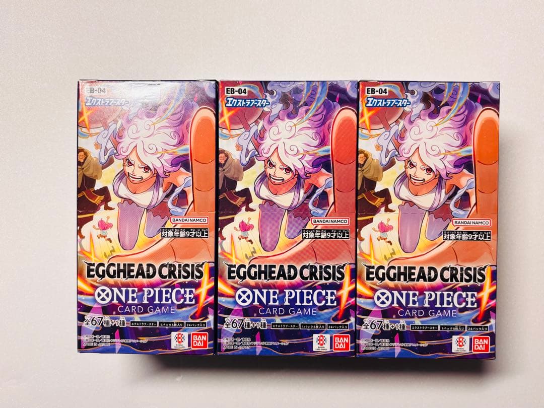 ONE PIECE EGGHEAD CRISIS 未開封テープ付き3BOX