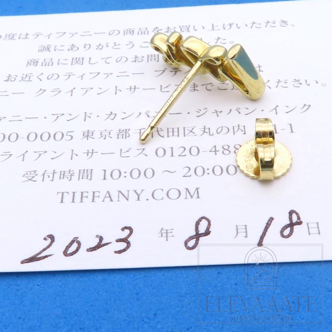 ティファニー ゴールド LOVE ピアス 750 K18 片耳 TO127