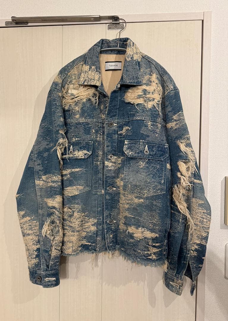 TAAKK ダメージデニムジャケット【美品】