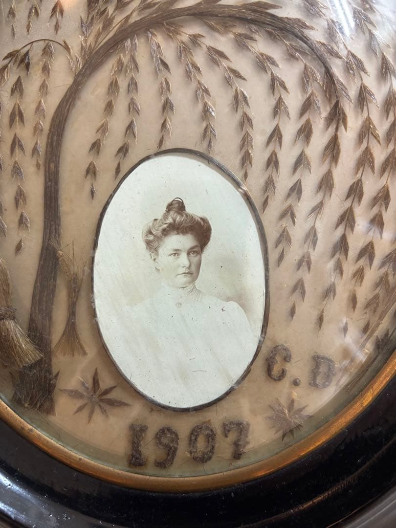 ルリケール　ヘアアート　ゴシック調　1900年製　フランス　アンティーク