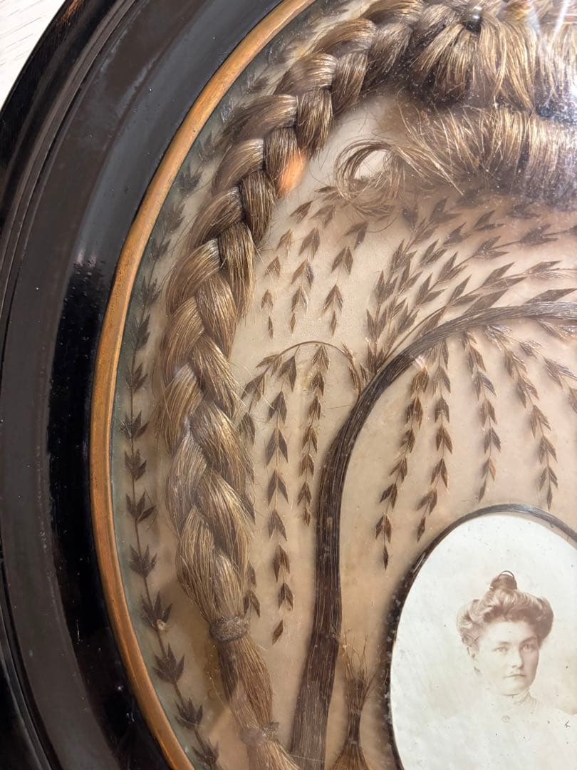 ルリケール　ヘアアート　ゴシック調　1900年製　フランス　アンティーク