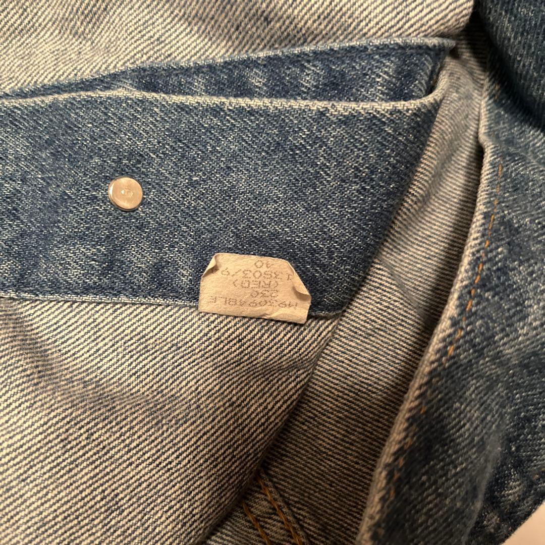 【希少・カナダ製】80s-90s Lee デニムジャケット 101-Jタイプ40
