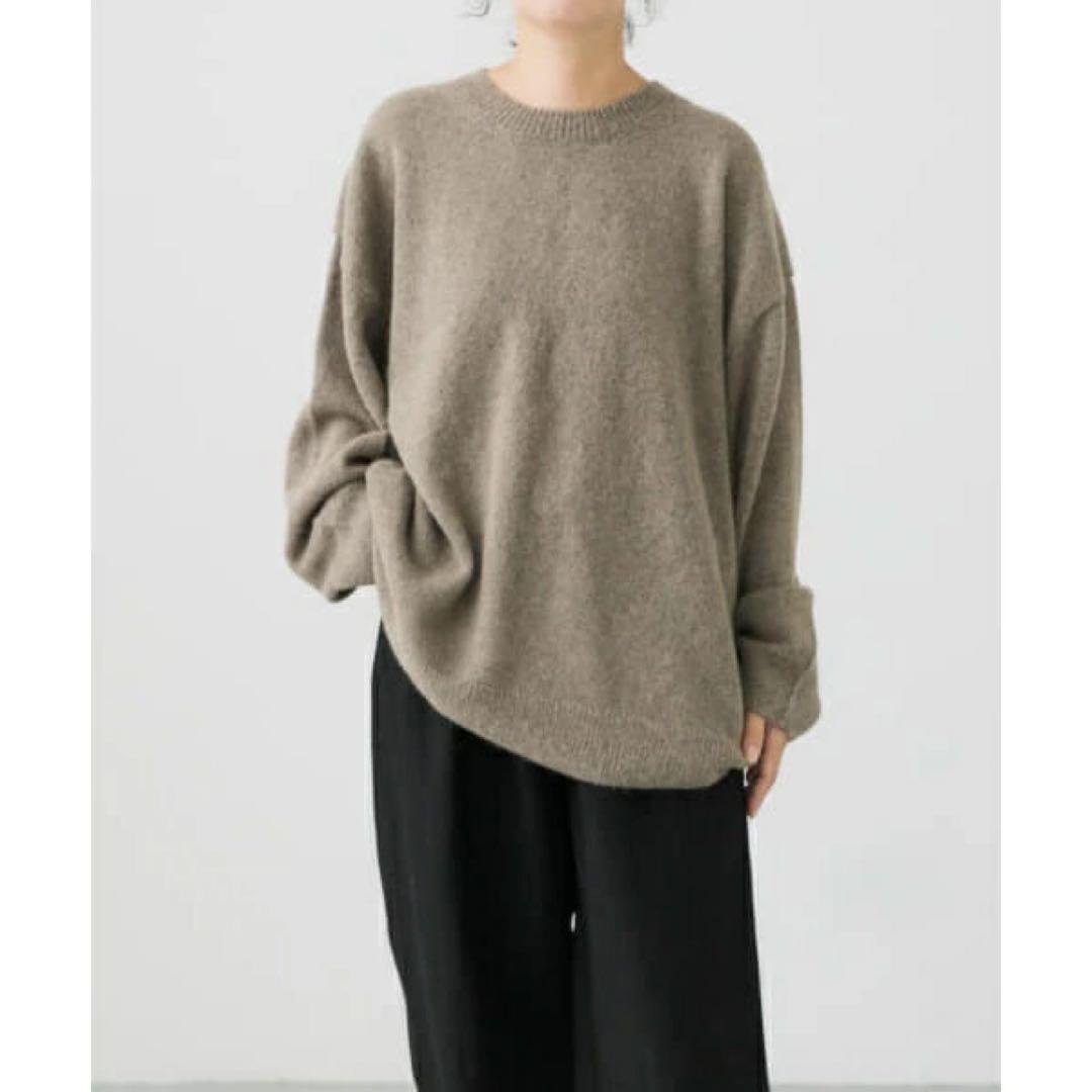 トップス wirrow Alpaca wide knit pullover 23aw