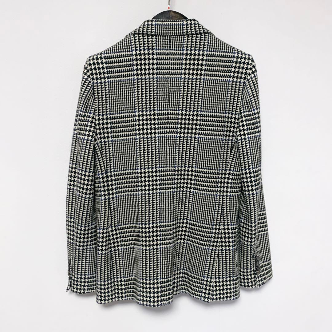 ✨美品 チルコロ1901 ジャージージャケット グレンチェック グレー系 46