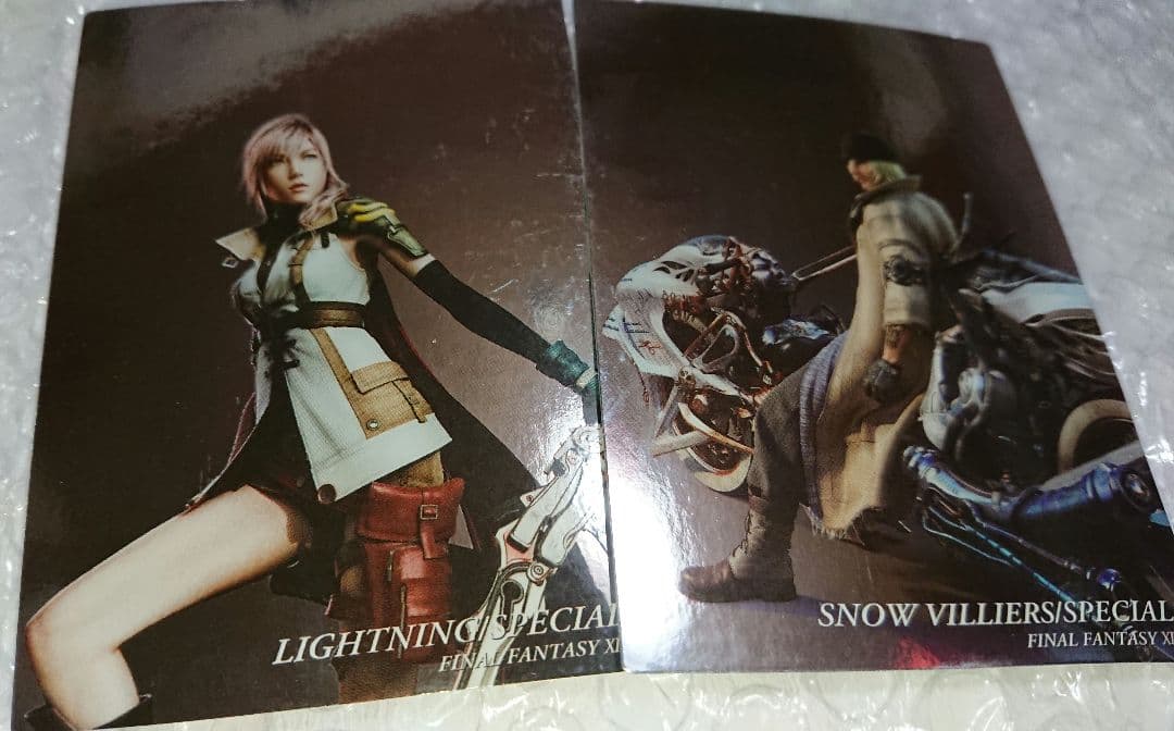 FF13 ファイナルファンタジー ライトニング  スノウ カード セット