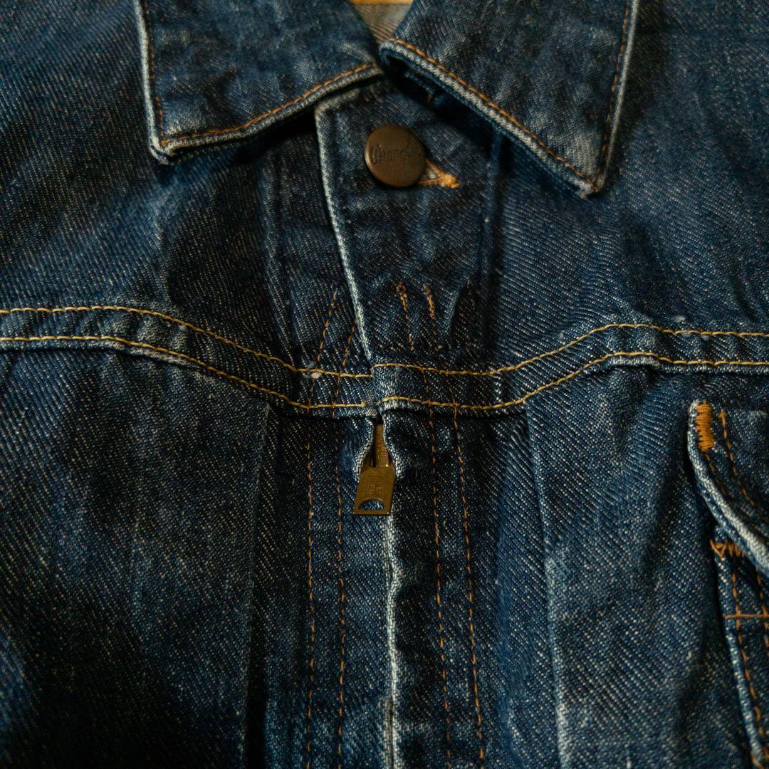 50s wrangler 11mjz 前期　オリジナル　真紺　縦ベル　38